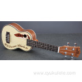 Custom lettering rosewood ukulele